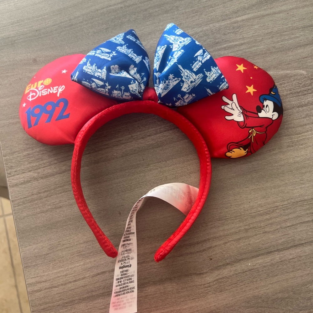 Disney Red and Blue Theater Costume Headband